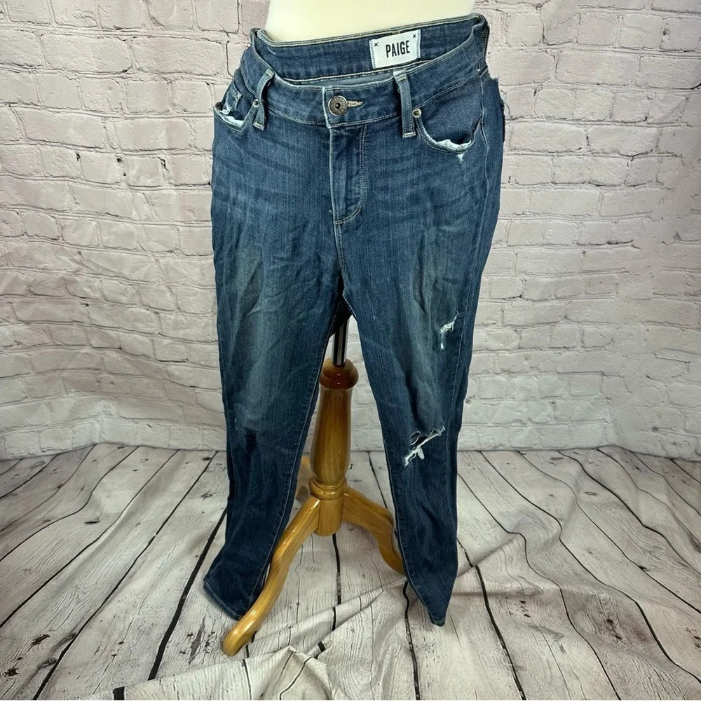 women's PAIGE verdugo ultra skinny distressed Jeans Size 30